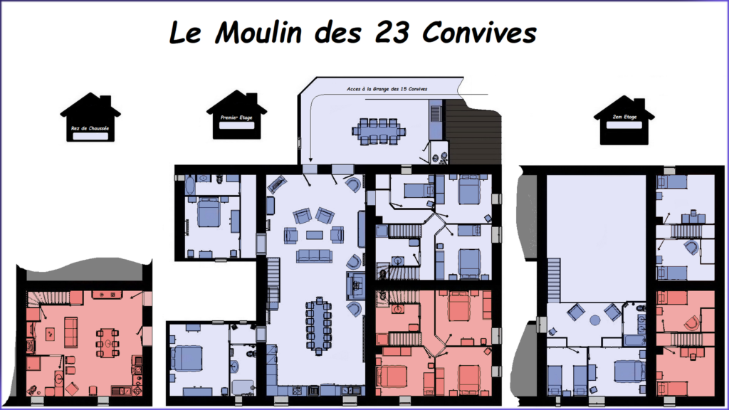 Organisez vos événements au Moulin de Moussu : Cousinades, Réunions de Famille et Séminaires